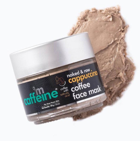 mCaffeine Naked & Raw Cappuccino Coffee Face Mask ( 100g )