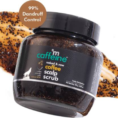 mCaffeine Naked & Raw Coffee Scalp Scrub (250g )