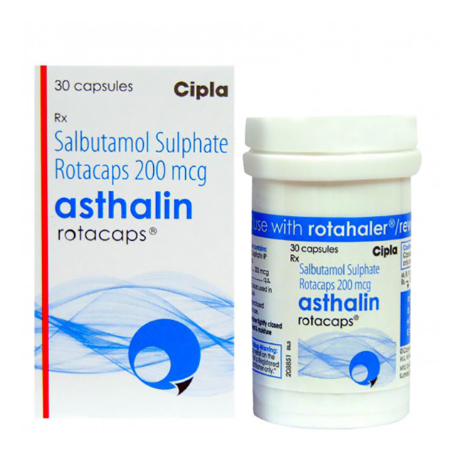 Asthalin rotacaps 200mcg