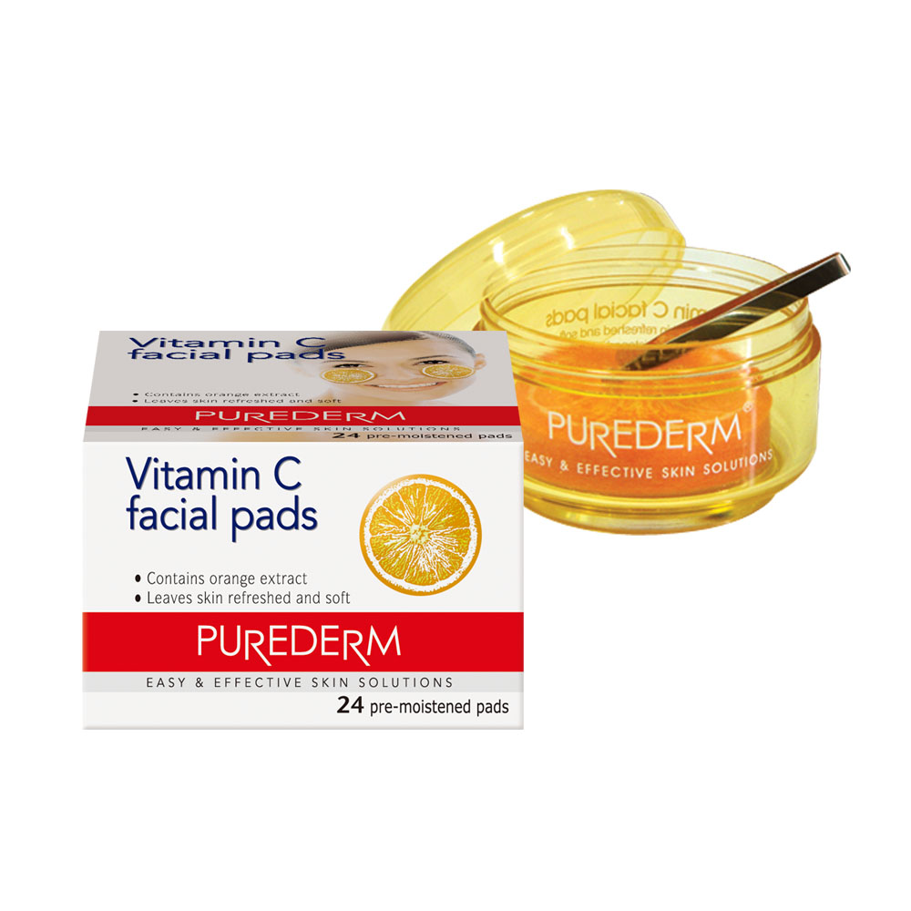 Purederm Vitamin C Facial Pads 24 Pads