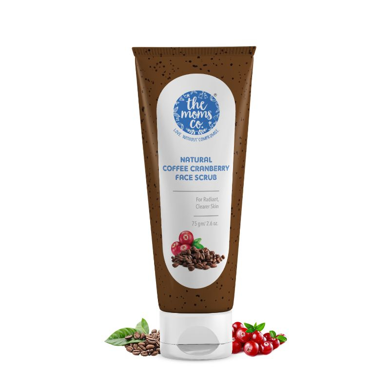 The Moms Co. Natural Coffee Cranberry Face Scrub WithMono Cartons 75gm