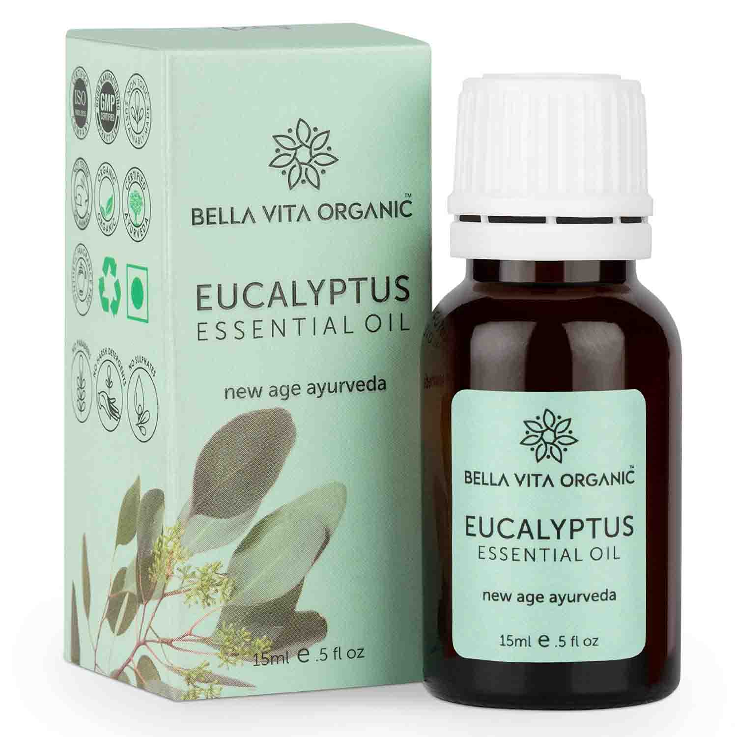 Bella Vita Organic Eucalyptus Essential Oil - 15 ml