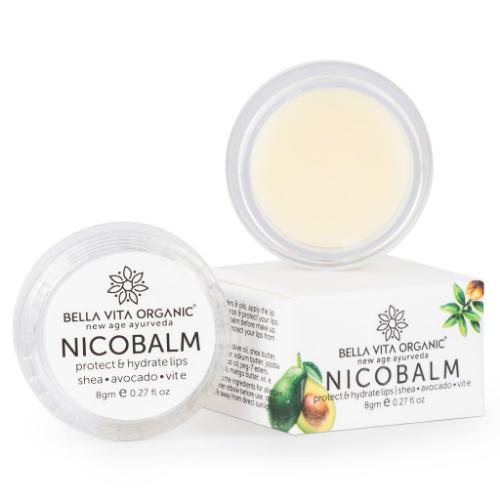 Bella Vita Organic Nico Balm Natural Lip Balm For Dry and Chapped Lips - 8 gm