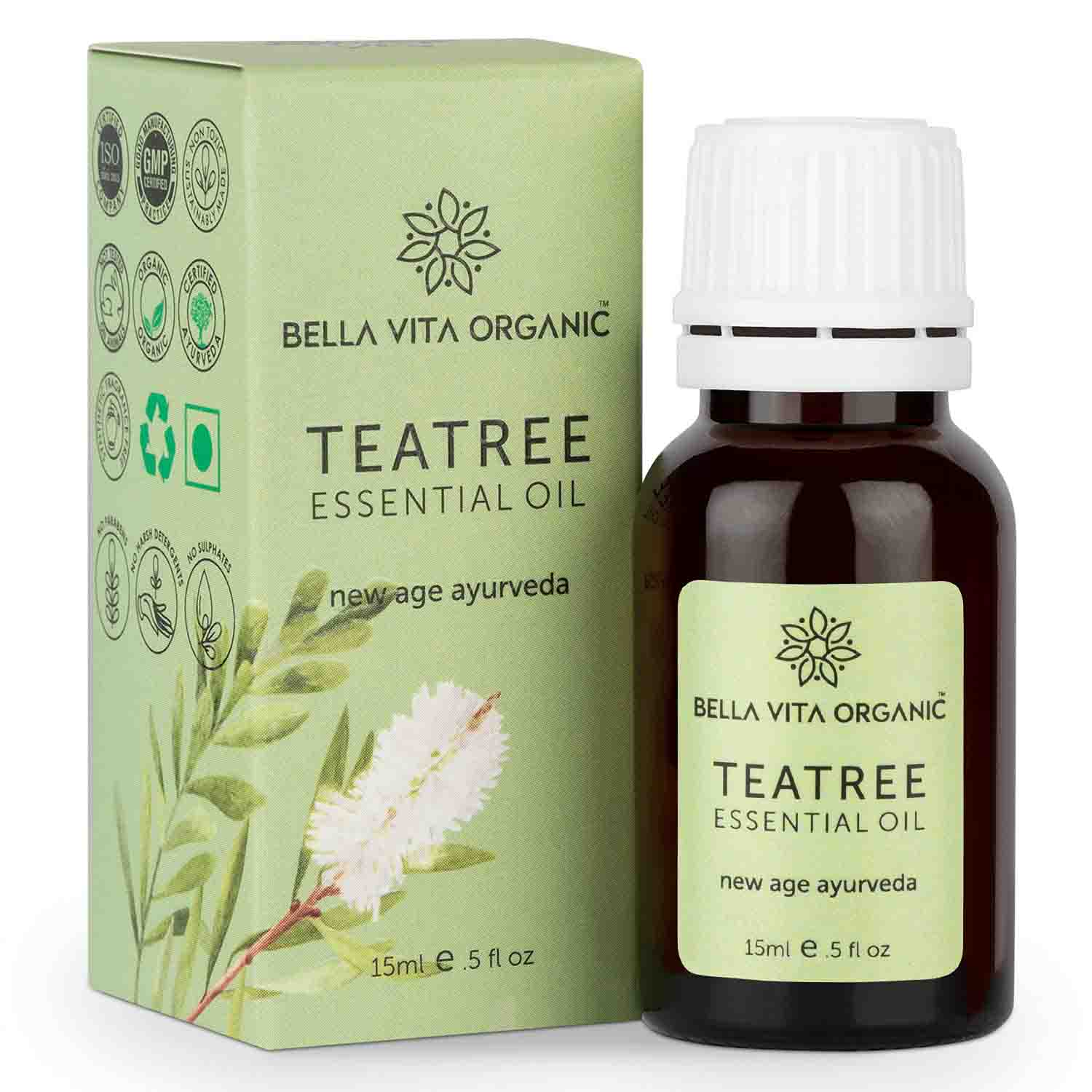 Bella Vita Organic Tea Tree Essential Oil - 15 ml