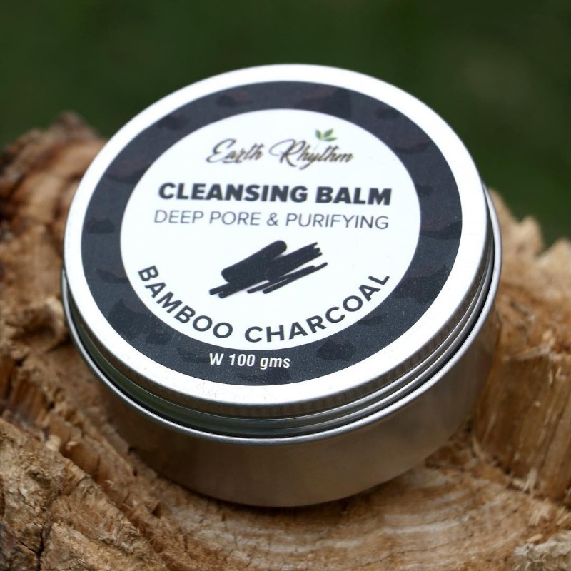 Earth Rhythm Deep Pore & Purifying Charcoal Cleansing Balm - 100 gm