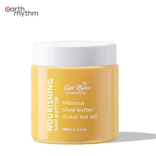 Earth Rhythm Nourishing Hair Butter with Kukui Nut, Shea Butter & Hibiscus Conditioner - 100 ml