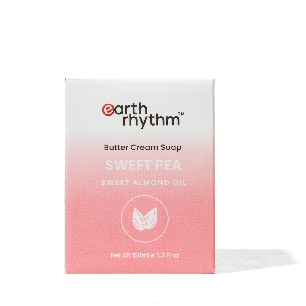 Earth Rhythm Sweet Pea Butter Cream Soap - 180 ml