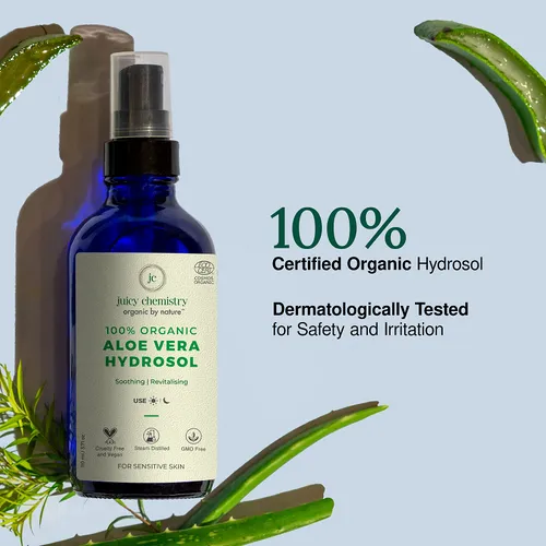 Juicy Chemistry 100% Organic Aloe Vera Water Toner - 110 ml