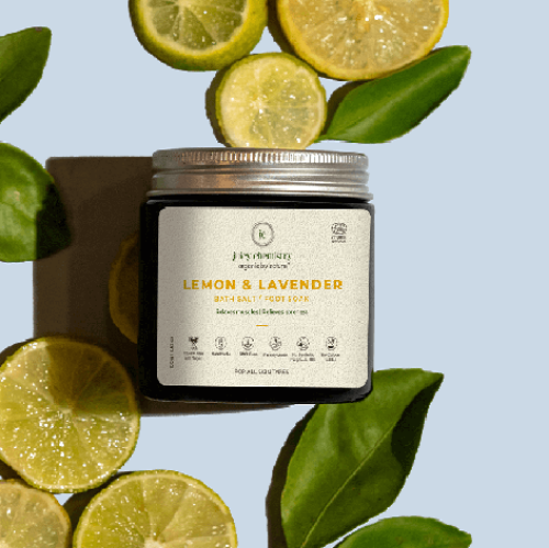 Juicy Chemistry Lavender & Lemon (Bath Salts / Foot Soak) - 100 gm