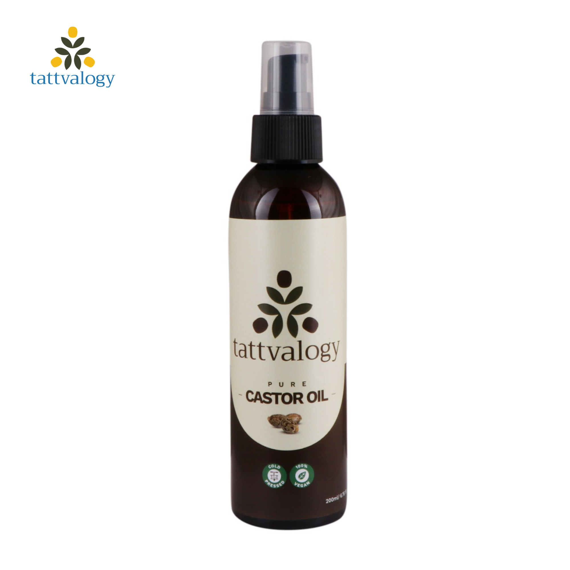 Nature's Tattva Castor Oil For Skin & Hair Care Cold Pressed, 100% Pure & Natural - 200 ml