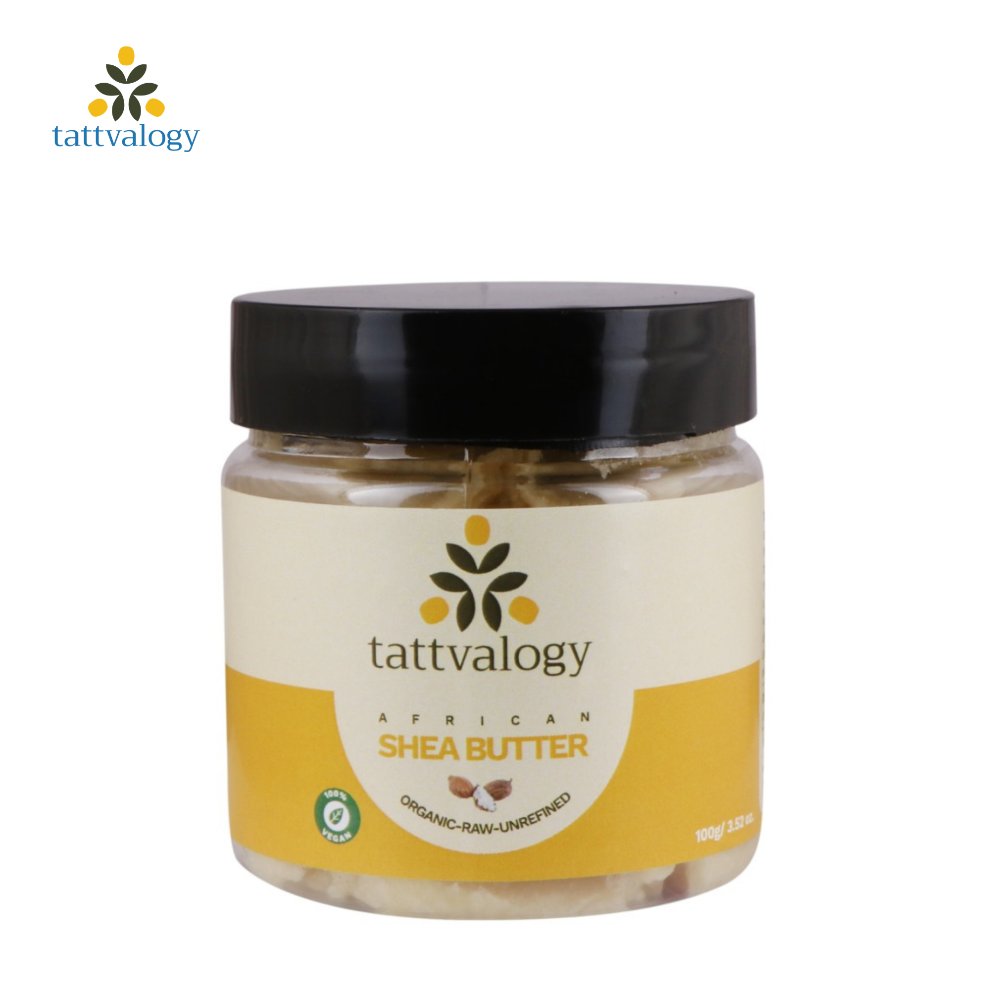 Nature's Tattva Organic Shea Butter Raw, Unprocessed & Unrefined - 100 gm