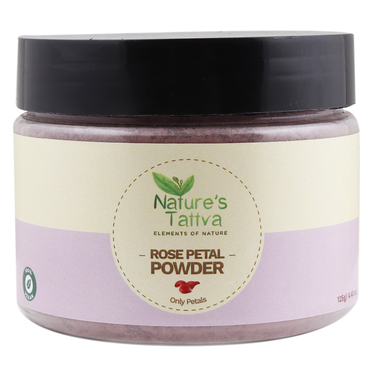 Nature's Tattva Rose Petal Powder - 125 gm