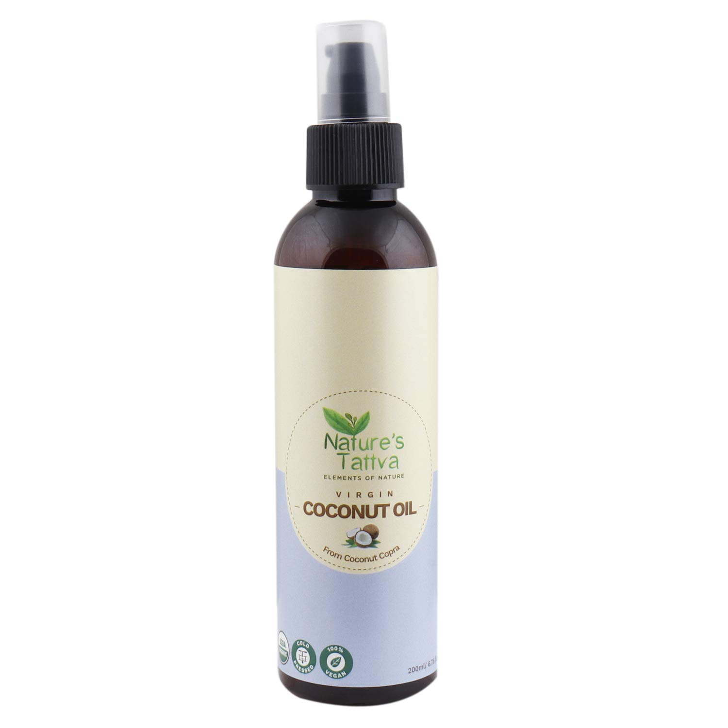 Nature's Tattva Virgin Certified Organic Coconut Oil - 200 ml