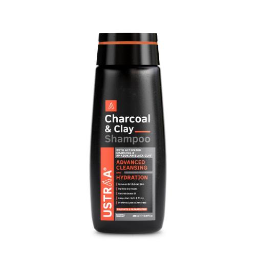 Ustraa Charcoal & Clay Shampoo - 250 ml