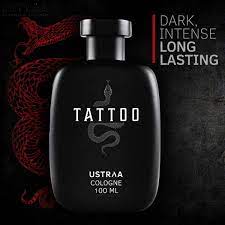 Ustraa Tattoo Cologne - 100 ml - Perfume for Men