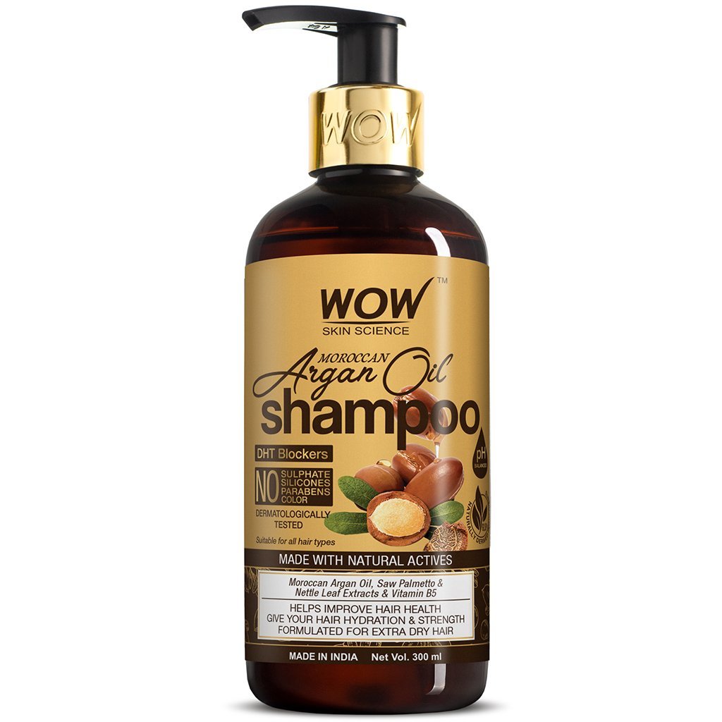 wow science argan oil shampoo 300ml