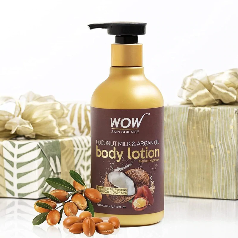 wow science coconut milk and argan oil body lotion 300ml