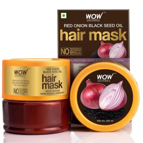 wow science onion red seed oil hair mask 200ml