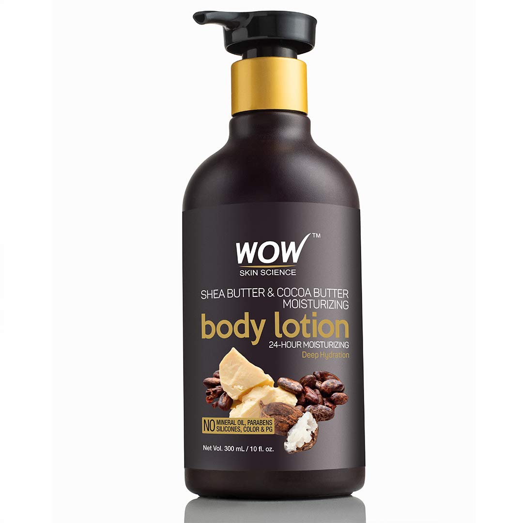 wow science shea and cocoa butter body lotion 300ml