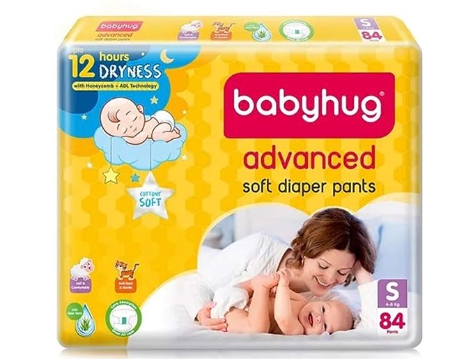 Babyhug Advanced Pant Style Diapers Small - 84 Pieces