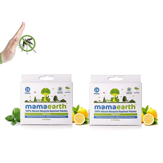 Mamaearth Natural Mosquito Repellent Patches, 24pcs