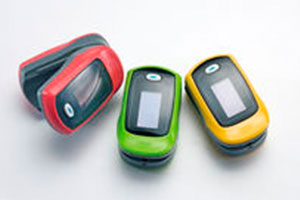 Finger type pulse oxymeter (brand: biolight)