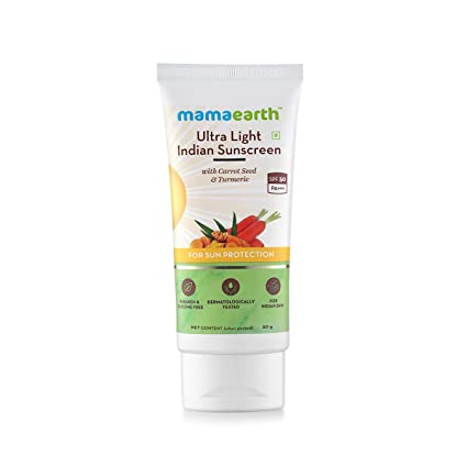 Mamaearth Ultra Light Indian Sunscreen-80ml