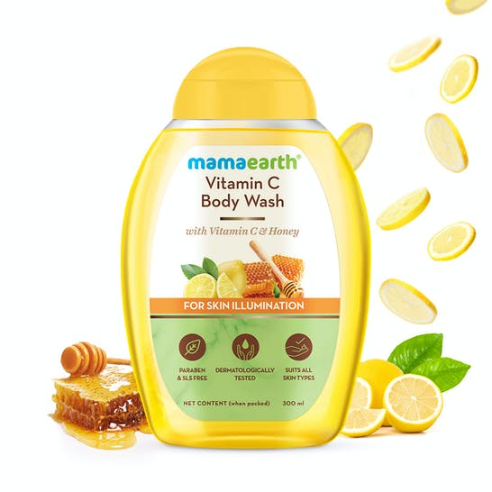 Mamaearth Vitamin C Body Wash with Vitamin C & Honey 300ml