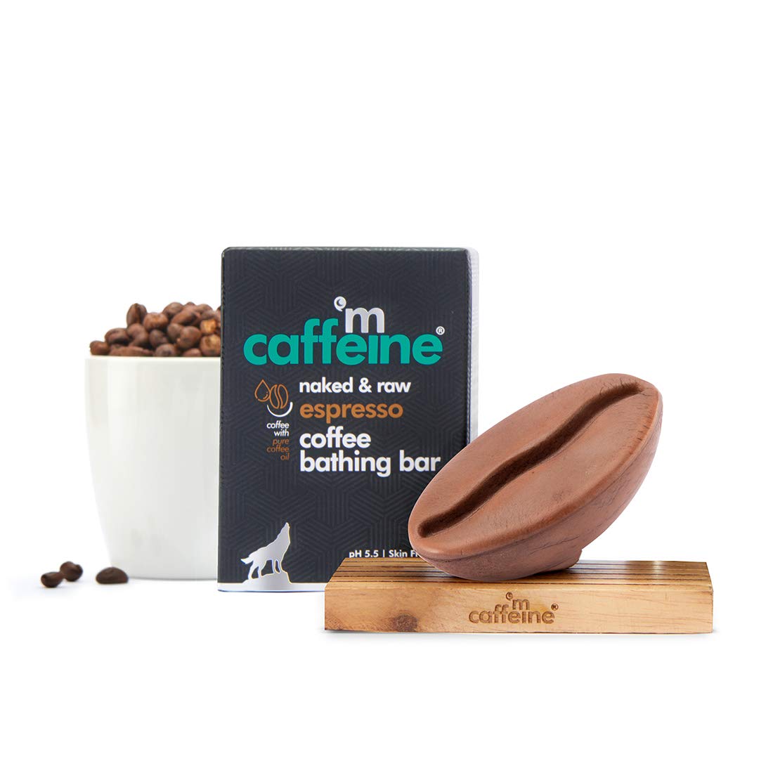 mCaffeine Espresso Coffee Bathing Bar ( 100 g)