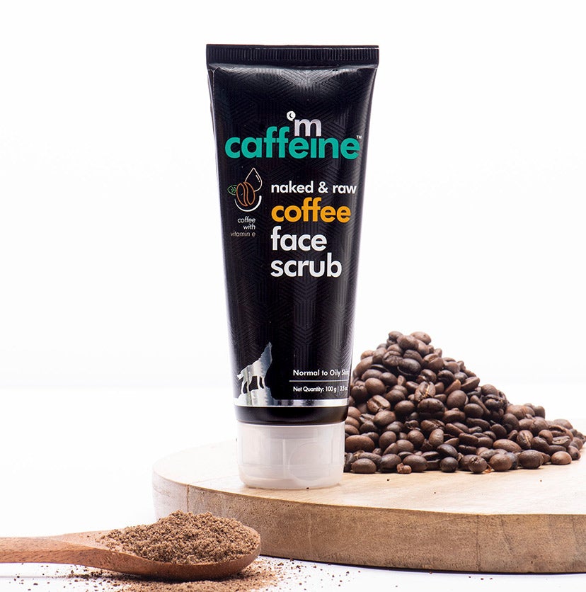 mCaffeine Naked & Raw Coffee Face Scrub (100 g)