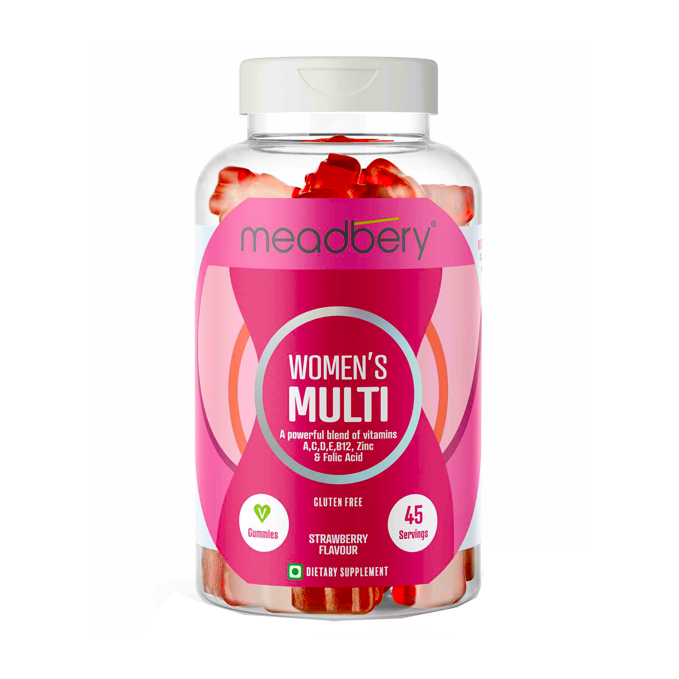 Meadbery Women's Multivitamin Gummy 45pc