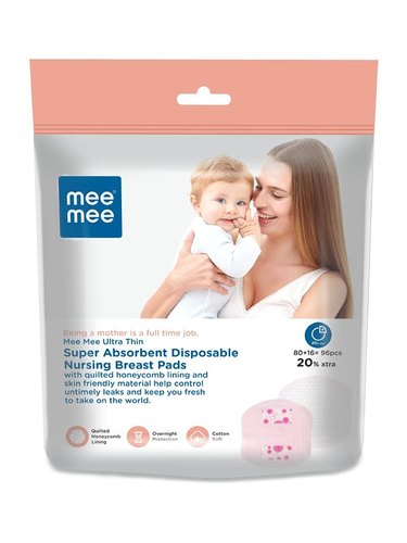 Mee mee breast pad reusable [mm-3730 a (pk-6)]