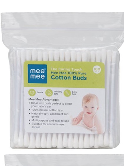 Mee mee cotton buds 100 pcs [mm-3840 a pk-100]