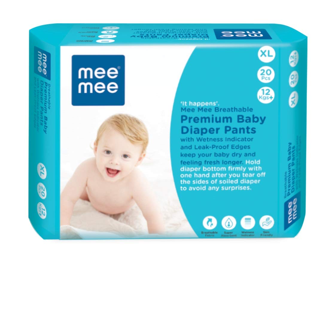 Mee mee diapers 20 pcs [mm-3050 m pk-20]