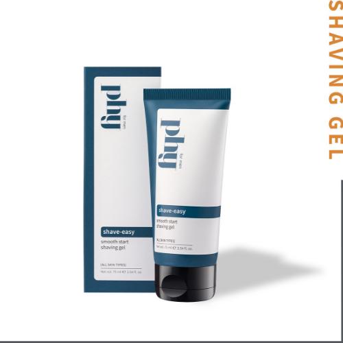 Phy Shave-Easy Smooth Start Shaving Gel, For Men, Cut-Free &Close Shave, Dermat-Tested | Sulphate-F