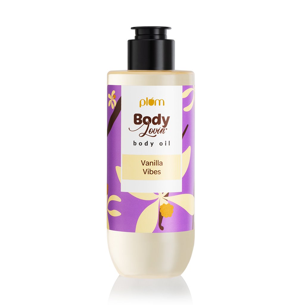 plum body lovin vanilla vibes body oil-200ml