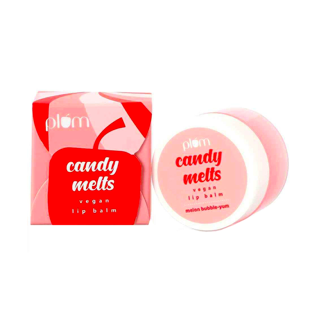Plum Candy Melts Vegan Lip Balm - Melon Bubble Yum