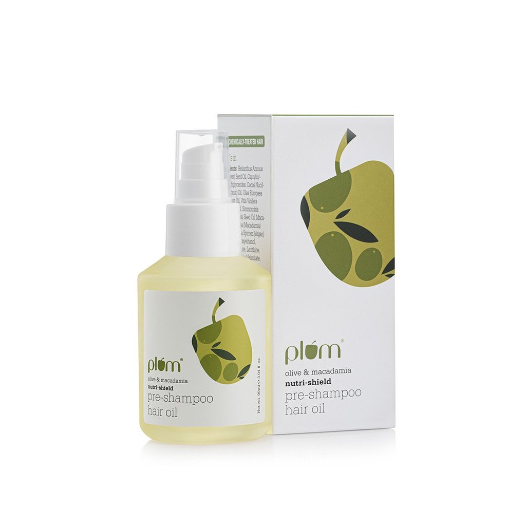 Plum Olive & Macadamia Nutri-Shield Pre-Shampoo Hair Oil
